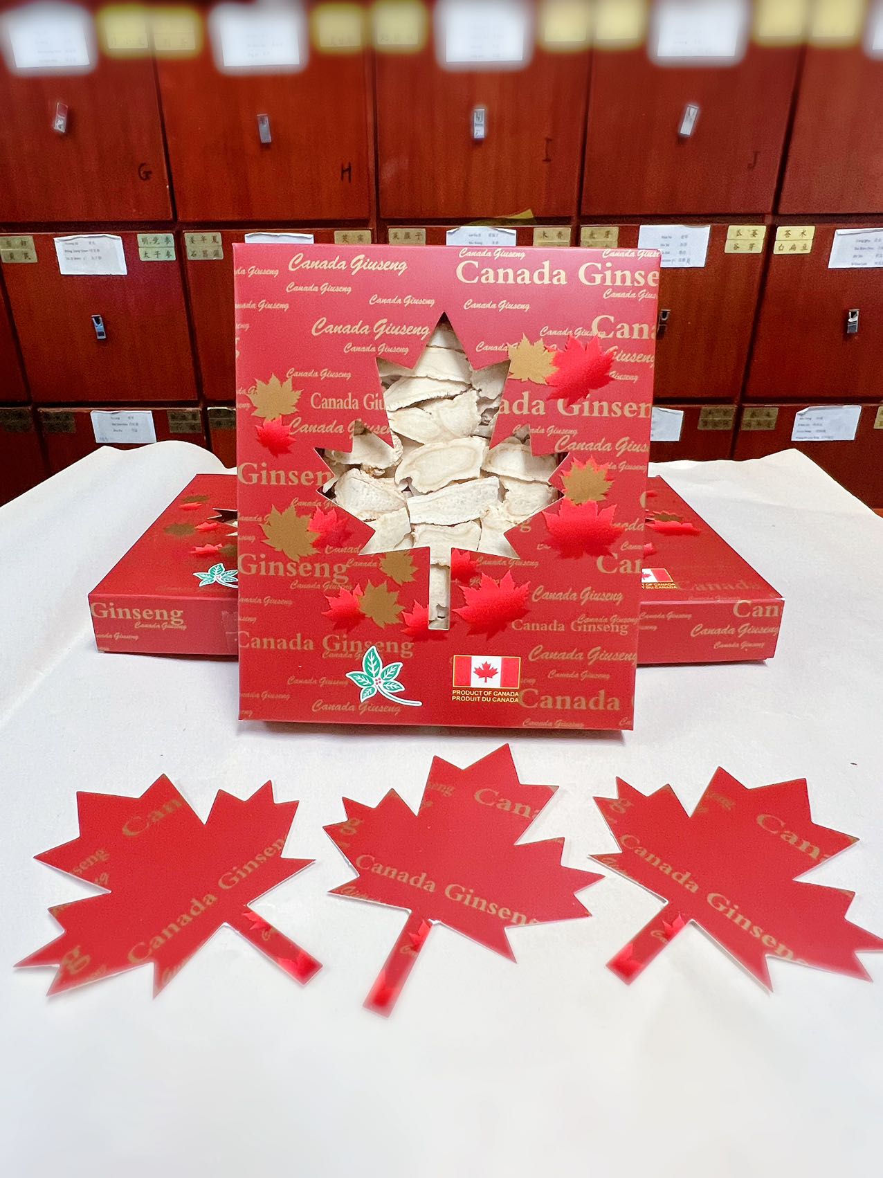 5 Years Old Root Sliced (thick cut) (Medium) 4oz/Box - 5 Years Old Canadian American Ginseng Sliced (thick cut) (Medium)