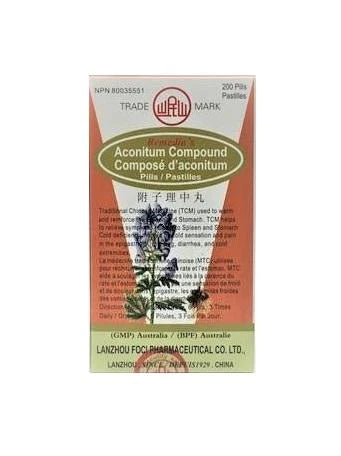 Aconitum Compound Pills 附子理中丸 (STOMACH AND SPLEEN)