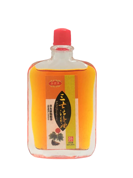 Sanqi Tong Luo You (Notoginseng Massage Oil) 三七活络油