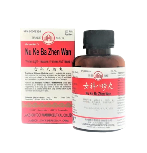 Nu Ke Ba Zhen Wan 女科八珍丸 (BLOOD DEFICIENCY)